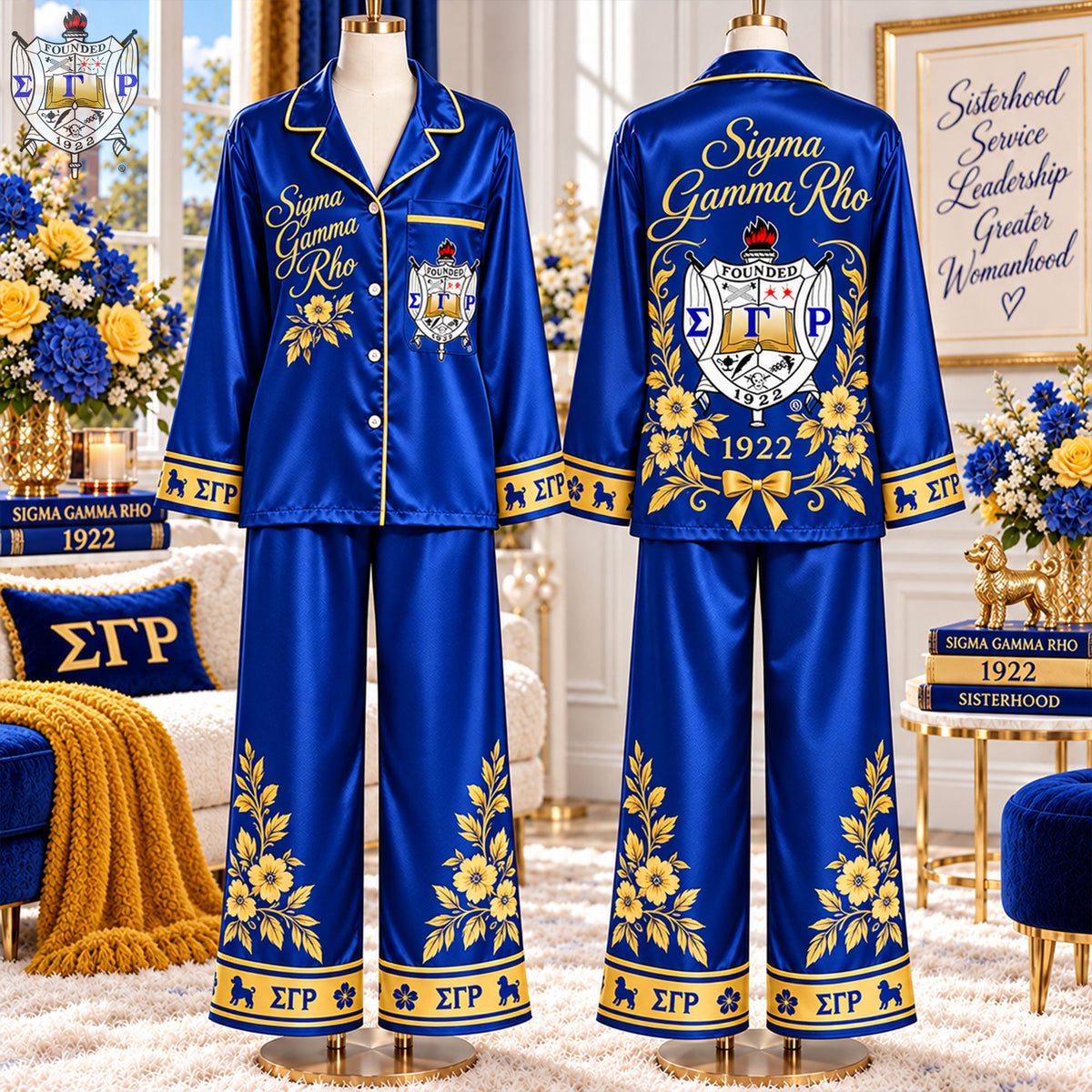 Women’s Premium Signature Satin Pajama Set HANNN TND SGR 08102620