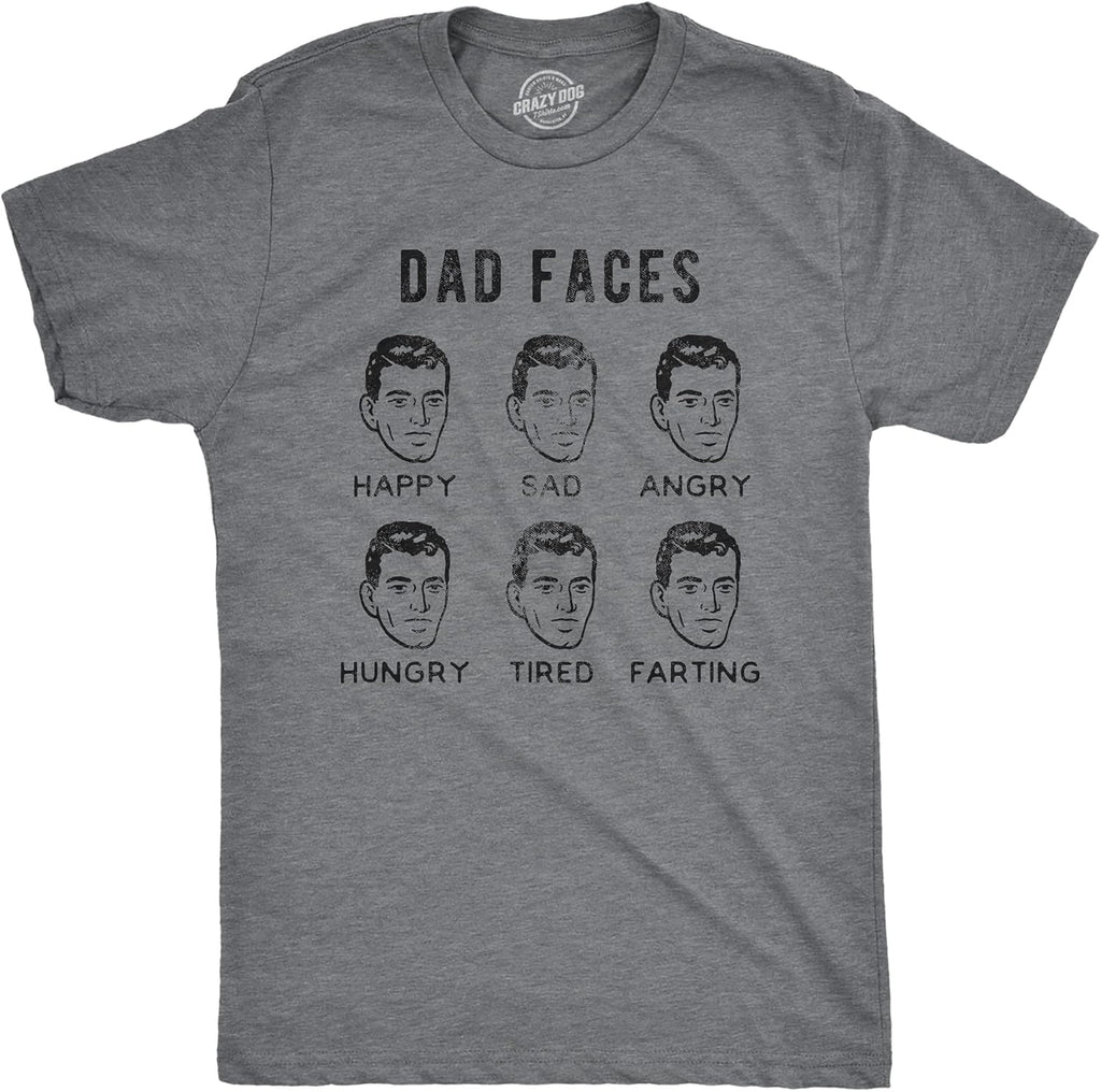 Funny Dad T Shirts Manly Dad Tees for Parents Cool Mens Shirts for Fathers Day