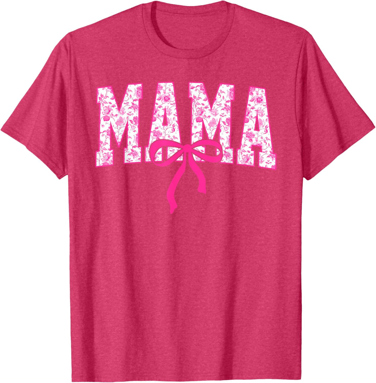 Coquette Pink Chinoiserie Mama Floral Bow Mom Mothers Day