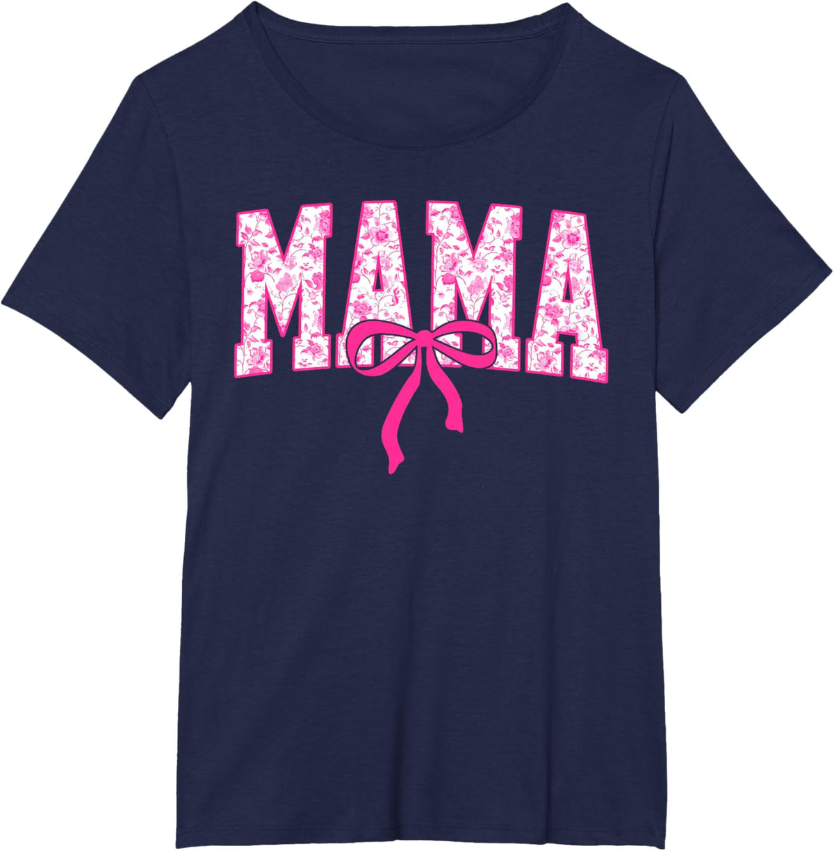 Coquette Pink Chinoiserie Mama Floral Bow Mom Mothers Day
