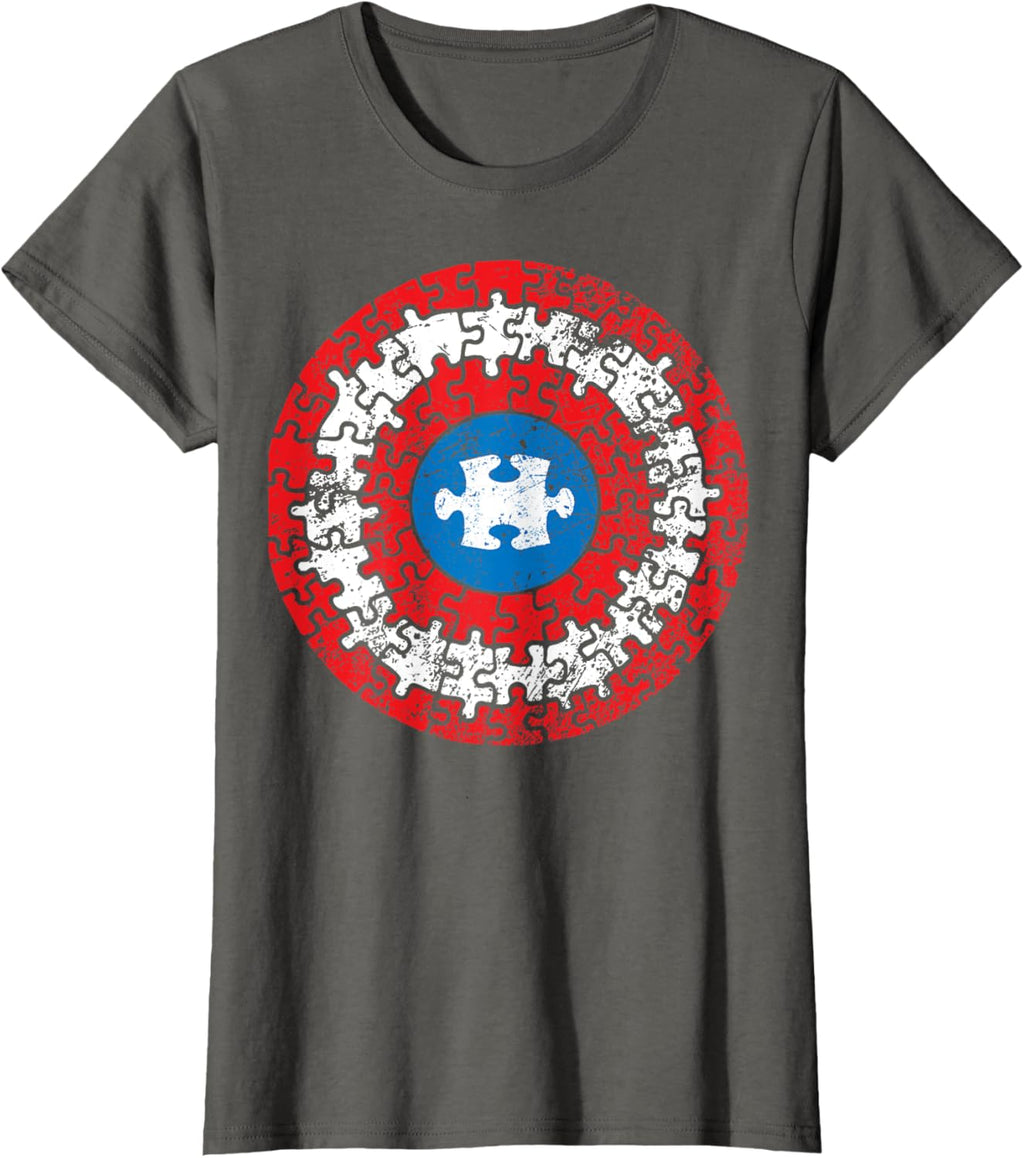 Autism Awareness Captain Shirt Support Autistic Superkid