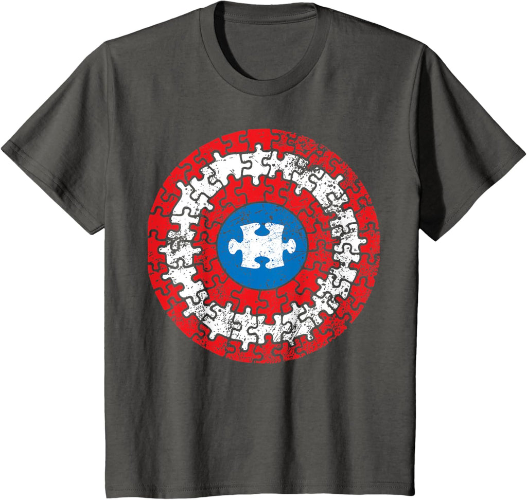 Autism Awareness Captain Shirt Support Autistic Superkid