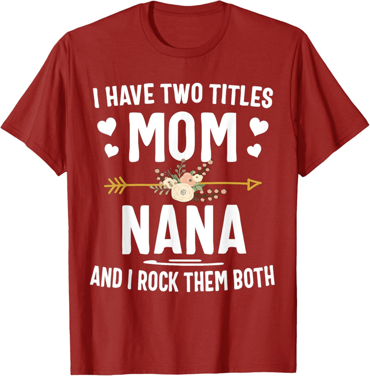 I Have Two Titles Mom And Nana Shirt Mothers Day Gifts Mother Shirt