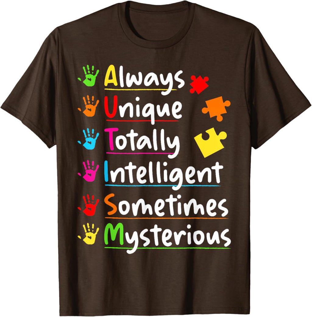 Always Unique Autism Awareness Totally Intelligent Kids