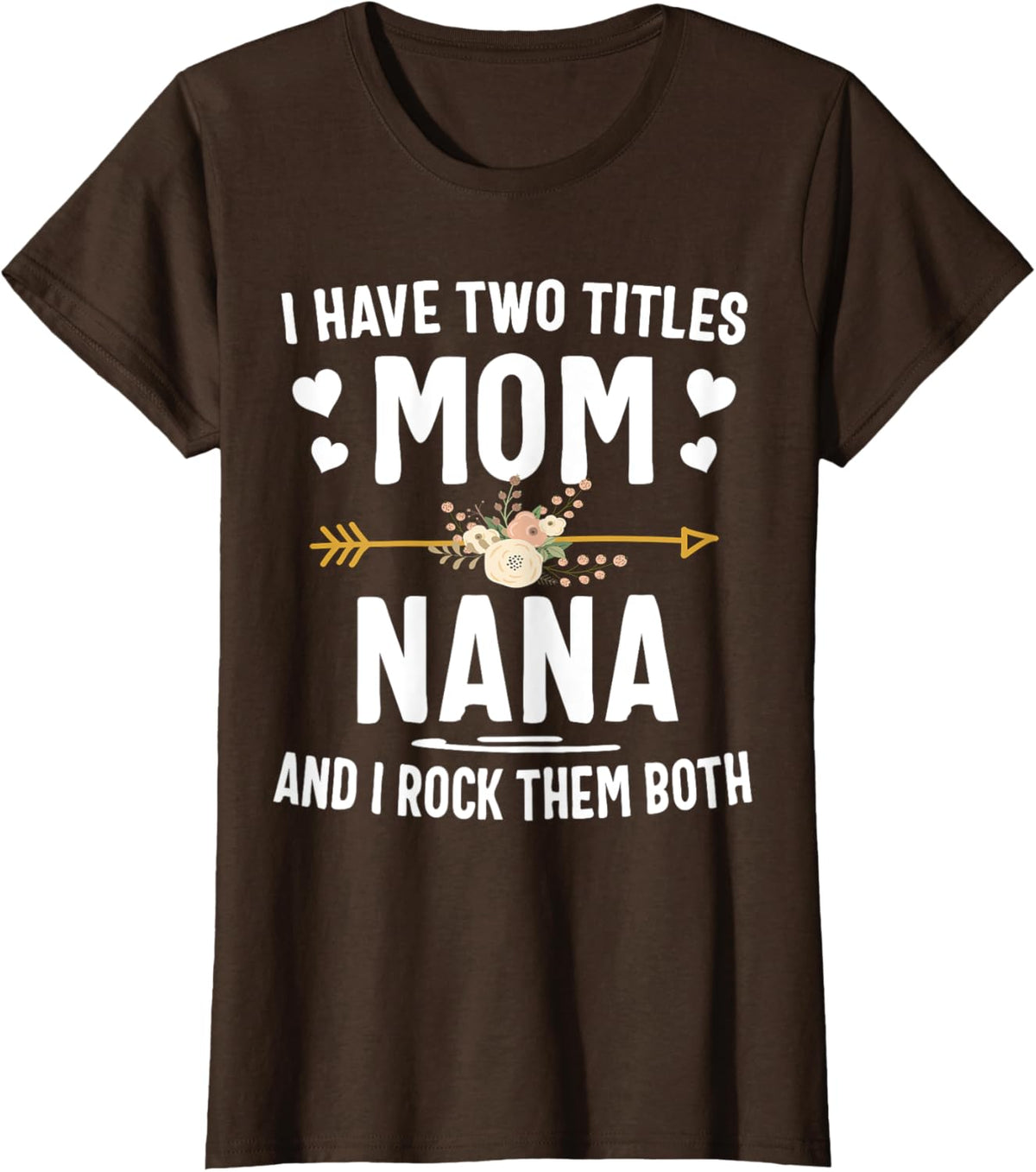 I Have Two Titles Mom And Nana Shirt Mothers Day Gifts Mother Shirt