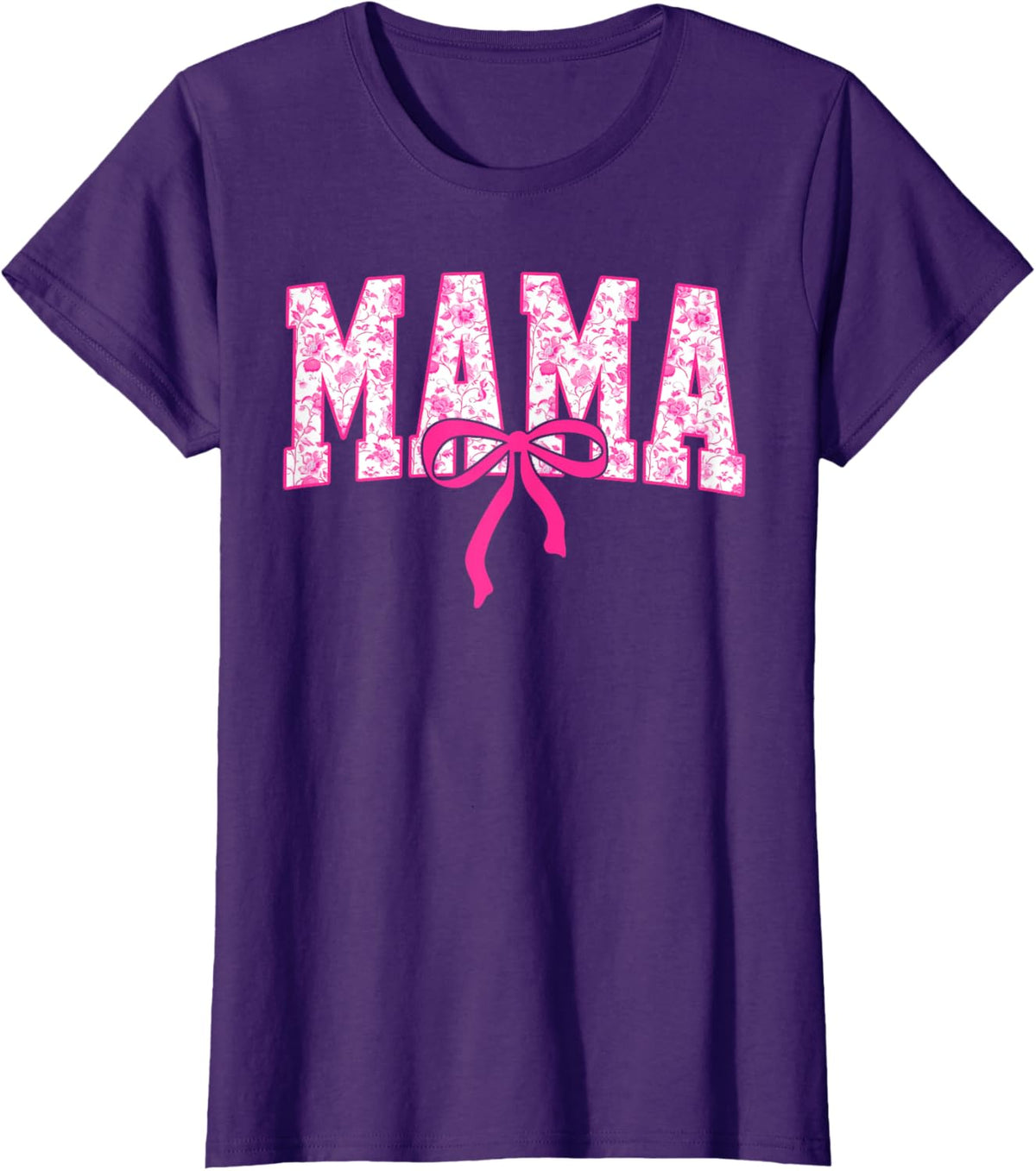 Coquette Pink Chinoiserie Mama Floral Bow Mom Mothers Day