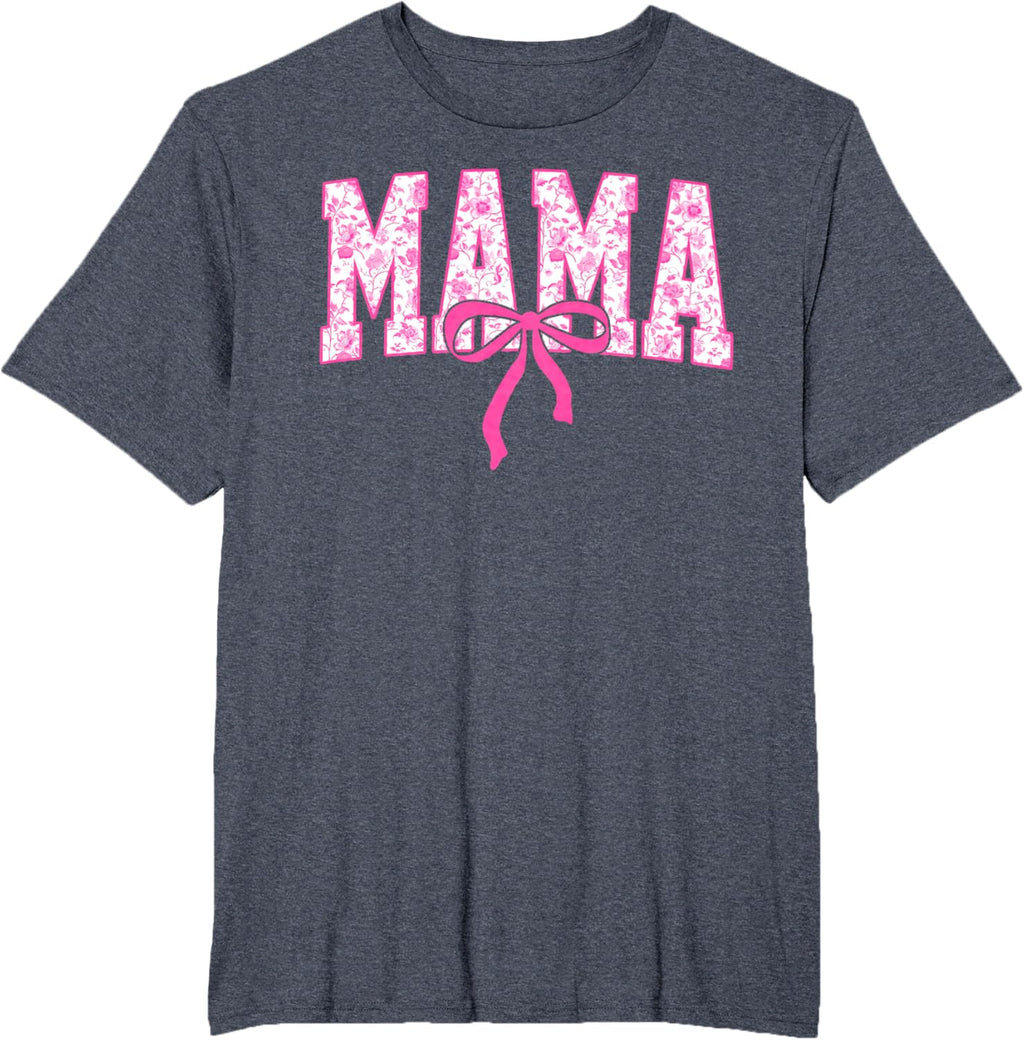 Coquette Pink Chinoiserie Mama Floral Bow Mom Mothers Day