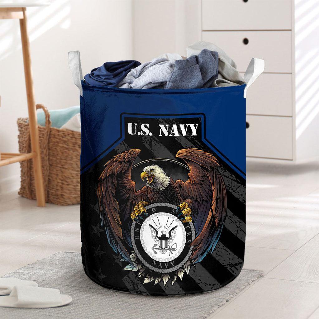 U.S. Navy Eagle Laundry Basket
